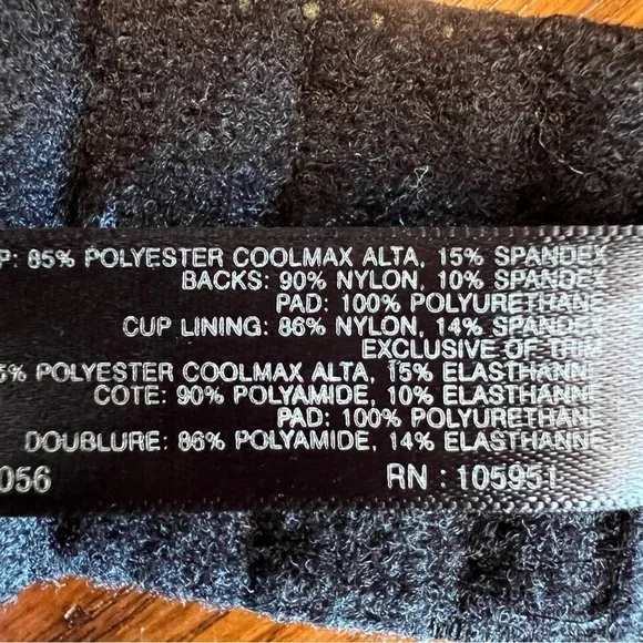 Natori Black Padded Underwire Bra 32DDD - Picture 5 of 6